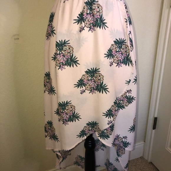 Flying Tomato Blush Pink Floral Print Cinched Waist Strappy Dress Size S… - Picture 3 of 9